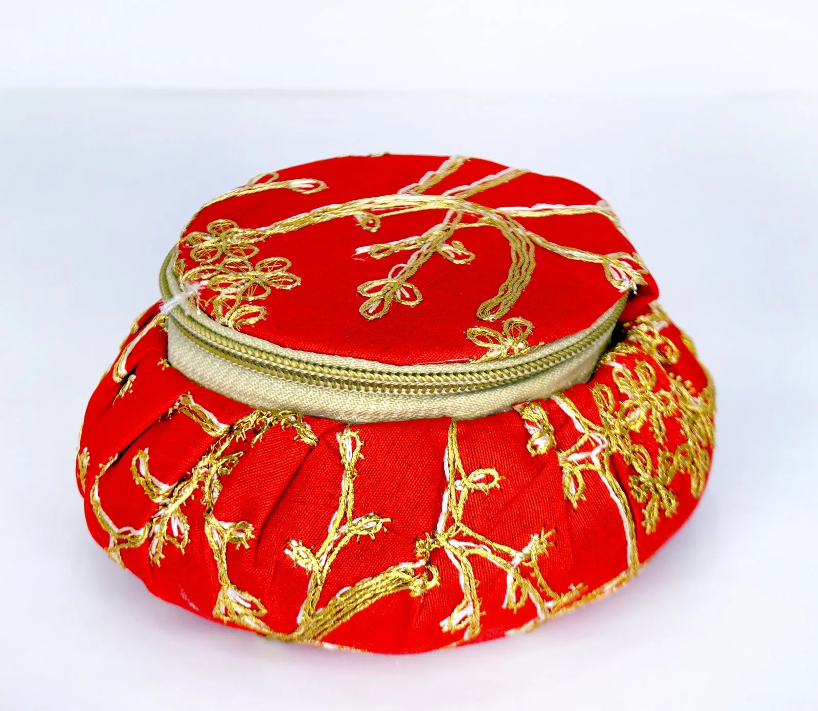 DESIGNER HANDI STYLE POTLI BAGS WEDDING FAVOUR & GIFT PACKING RED – DPB05