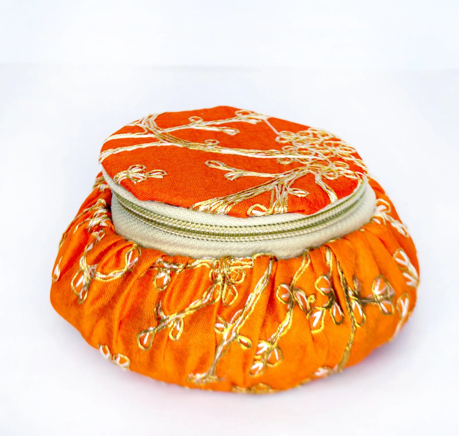 DESIGNER HANDI STYLE POTLI BAGS WEDDING FAVOUR & GIFT PACKING ORANGE– DPB10