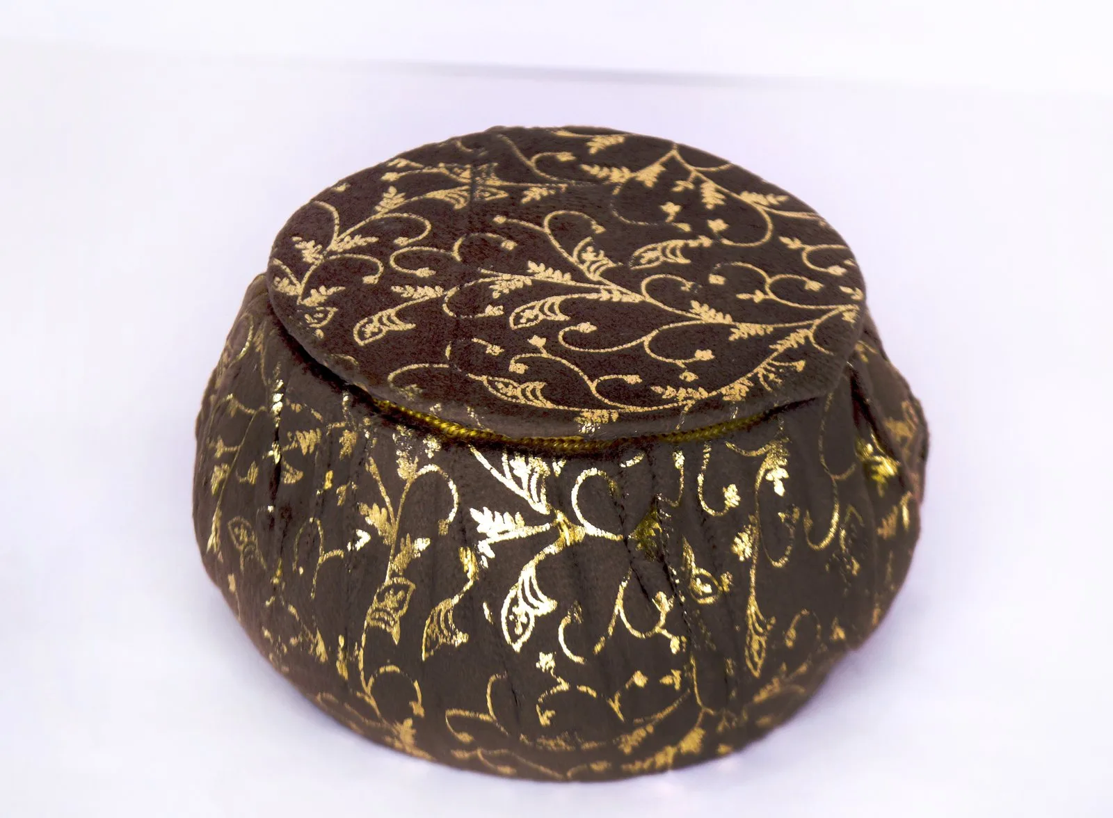 DESIGNER HANDI STYLE POTLI BAGS WEDDING FAVOUR & GIFT PACKING DARK GRAY– DPB12
