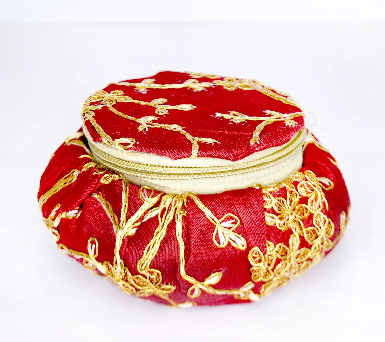 DESIGNER HANDI STYLE POTLI BAGS WEDDING FAVOUR & GIFT PACKING RED – DPB13