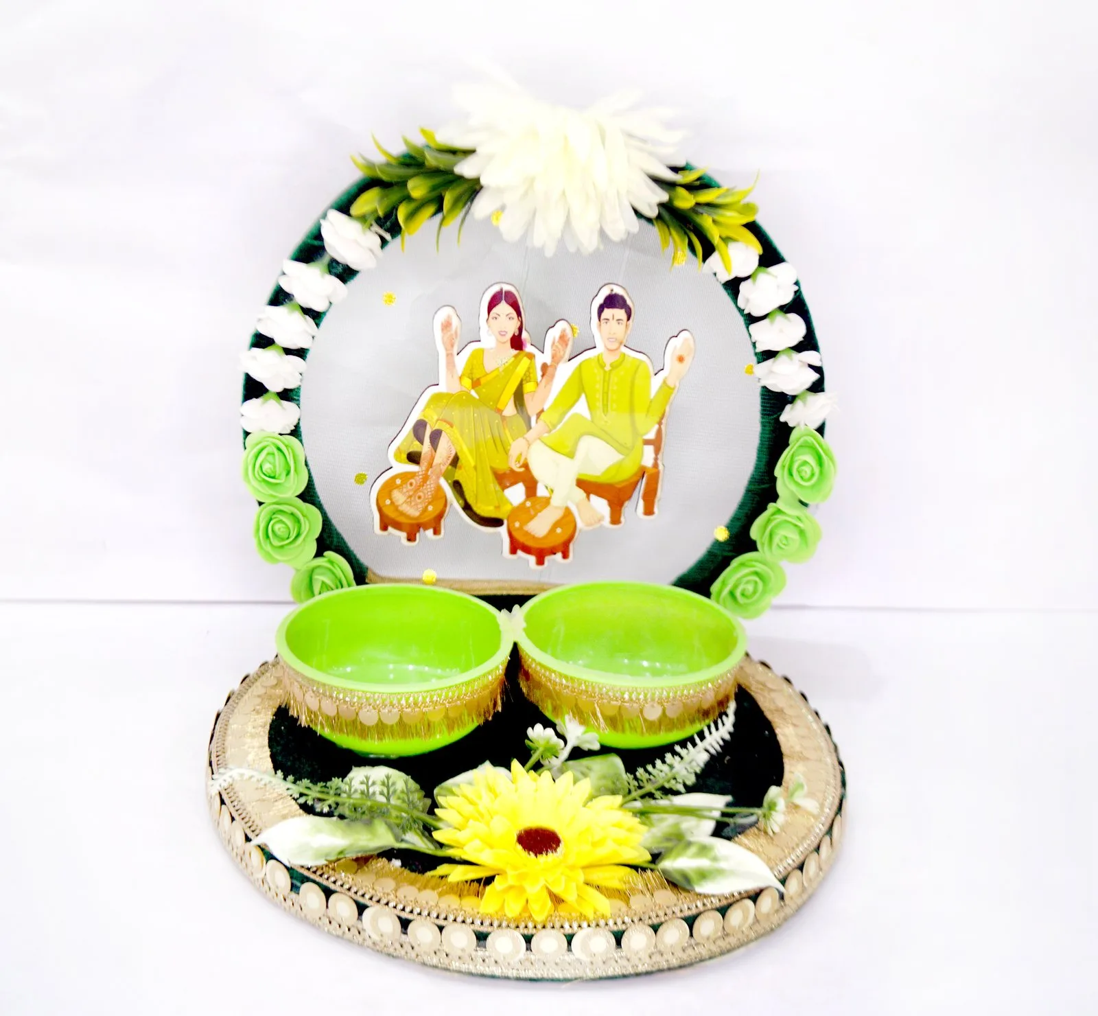 Traditional Mehndi Ceremony Platter hcp05