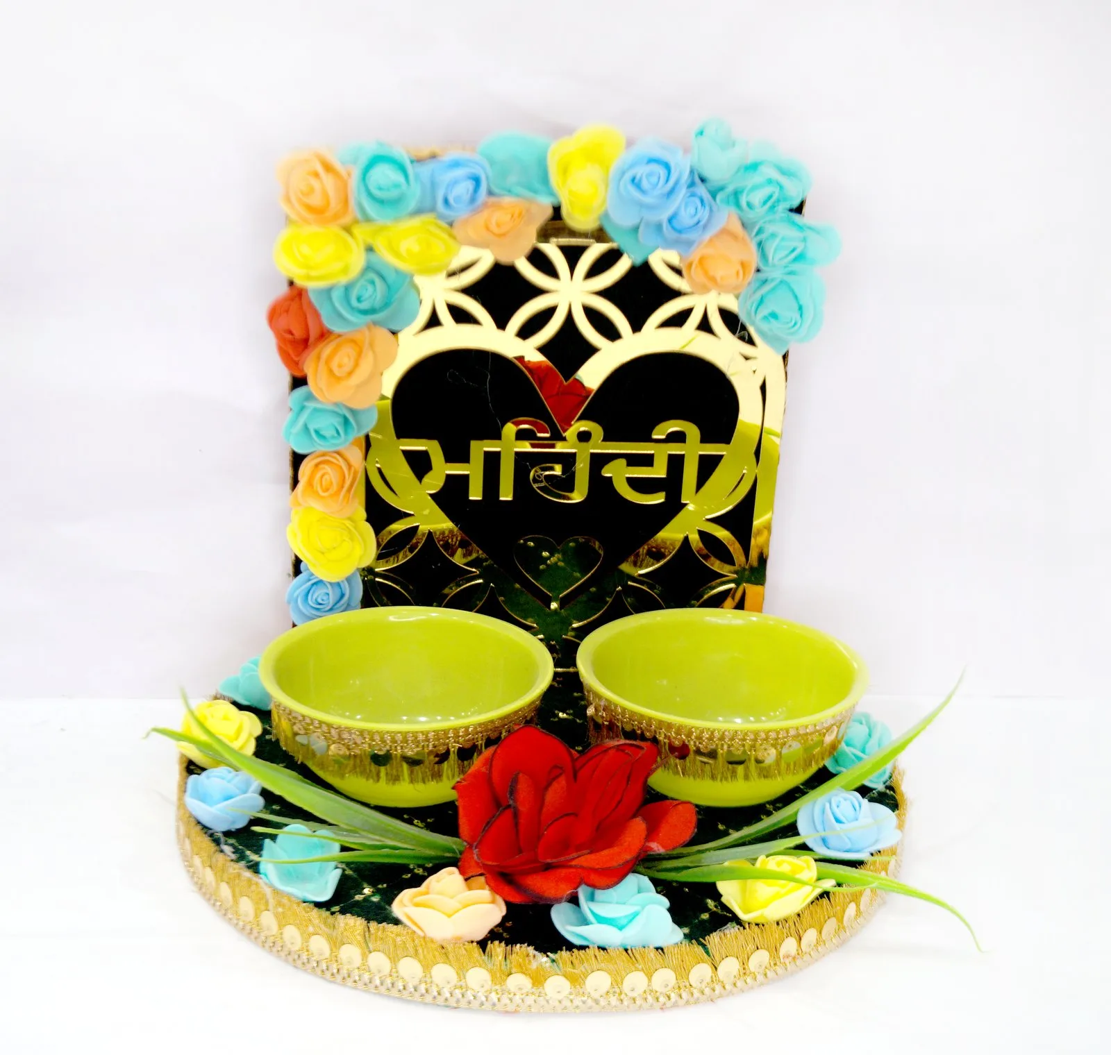 Traditional Mehndi Ceremony Platter hcp01