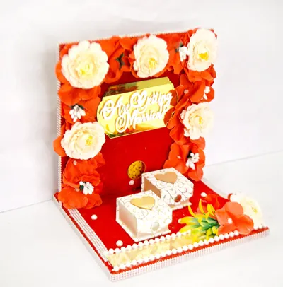 Engagement Ring Ceremony Platter red ercp05