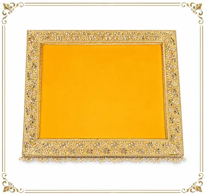 DECORATIVE GIFT PACKING TRAY MOTI LATKAN – WEDDING, FESTIVE & ALL-OCCASION GIFTING – GPT04