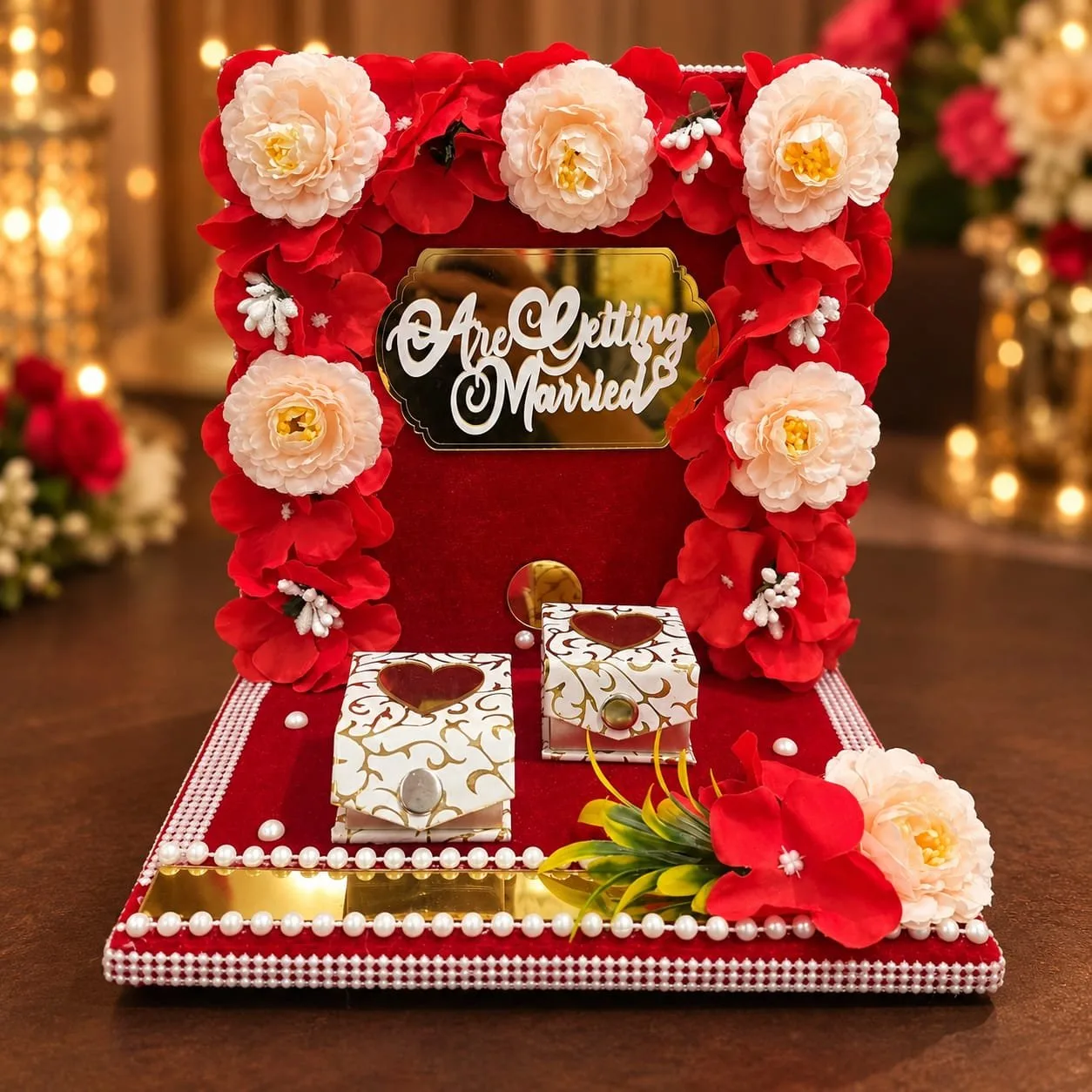 Premium Engagement Ring Ceremony Platter prp04