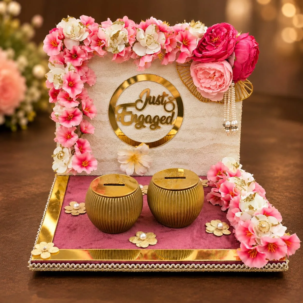 Premium Engagement Ring Ceremony Platter prp07
