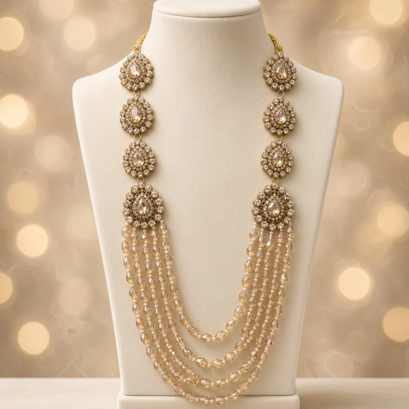Handmade Groom Designer Mala | Dulha Haar / Pearl Moti Mala for Wedding & Occasion Wear | For Groom or Anyone hgdm04