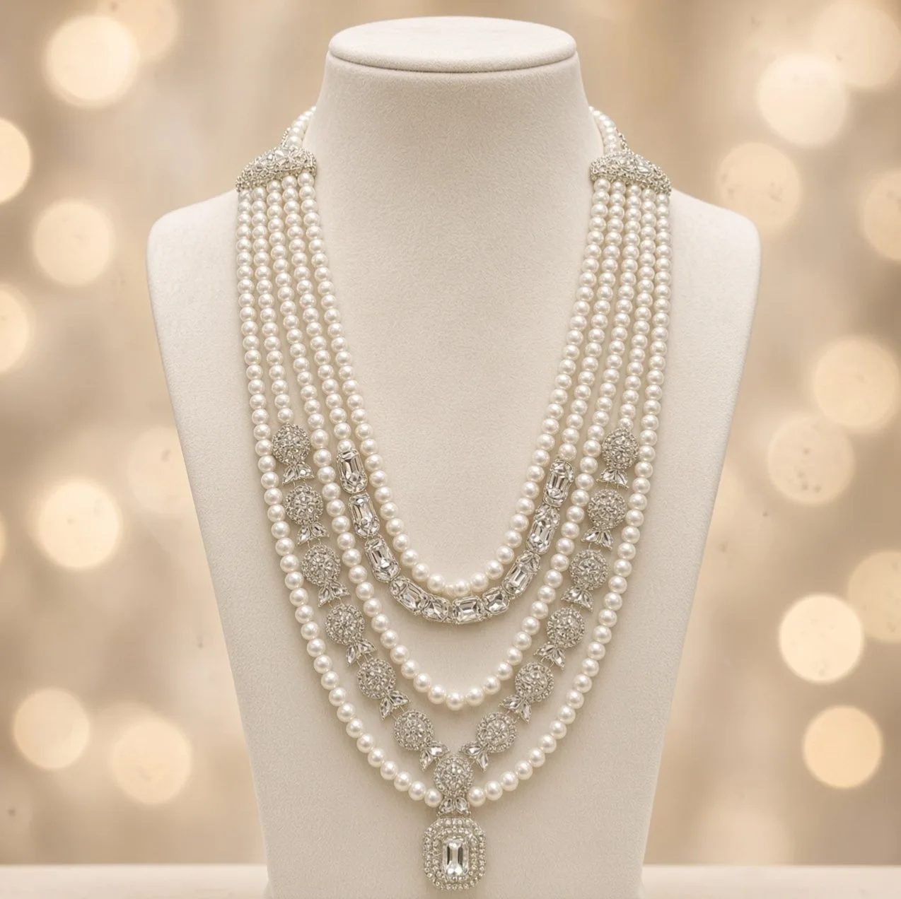 Handmade Groom Designer Mala | Dulha Haar / Pearl Moti Mala for Wedding & Occasion Wear | For Groom or Anyone hgdm06