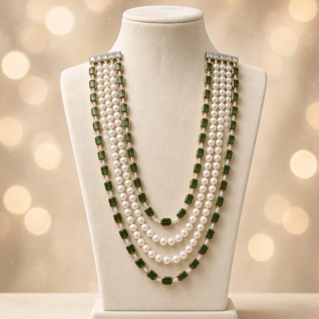 Handmade Groom Designer Mala | Dulha Haar / Pearl Moti Mala for Wedding & Occasion Wear | For Groom or Anyone hgdm19