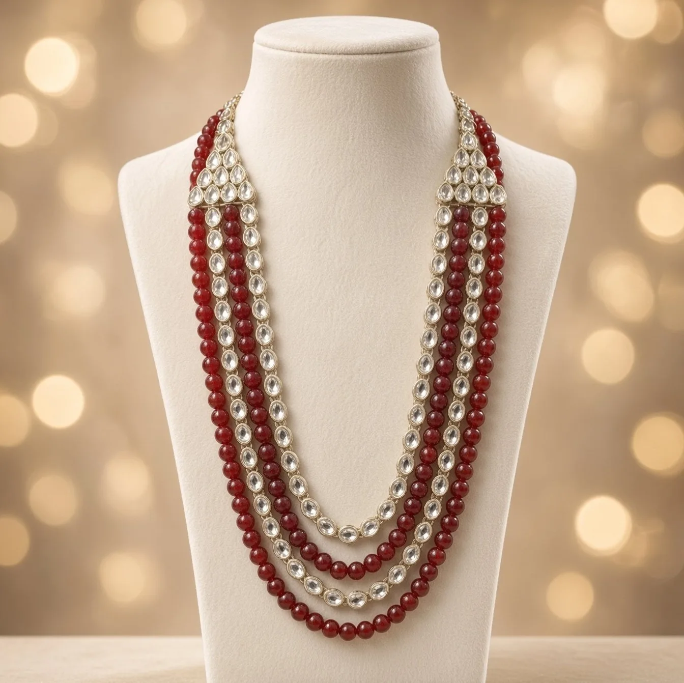 Handmade Groom Designer Mala | Dulha Haar / Pearl Moti Mala for Wedding & Occasion Wear | For Groom or Anyone hgdm24