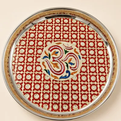 Premium Pooja Thali for bhagwan ji Bhog, Wedding Ceremony, Festival and Religious Rituals thl11
