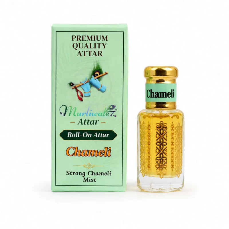 Mandir Attar & Home Fragrance | Perfume for bhagwan ji, Mandir Pooja, Temple Fragrance & Daily Worship CHAMELI 12 ML