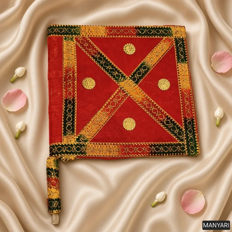 Decorative Handmade Wedding Fan | Traditional Shadi Ka Pankha (Pankhi Vinjano) | Ethnic Hand Fan for Weddings, Festivals & Gifting | Pack of 1