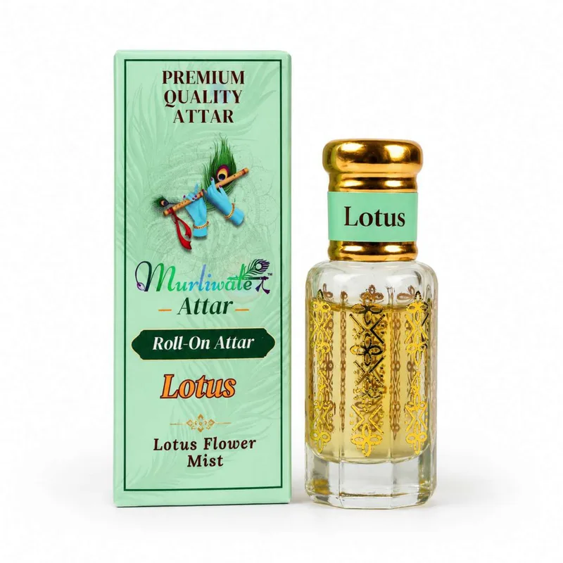 Mandir Attar & Home Fragrance | Perfume for Mandir Pooja, Temple Fragrance & Daily Worship LOTUS 12 ML