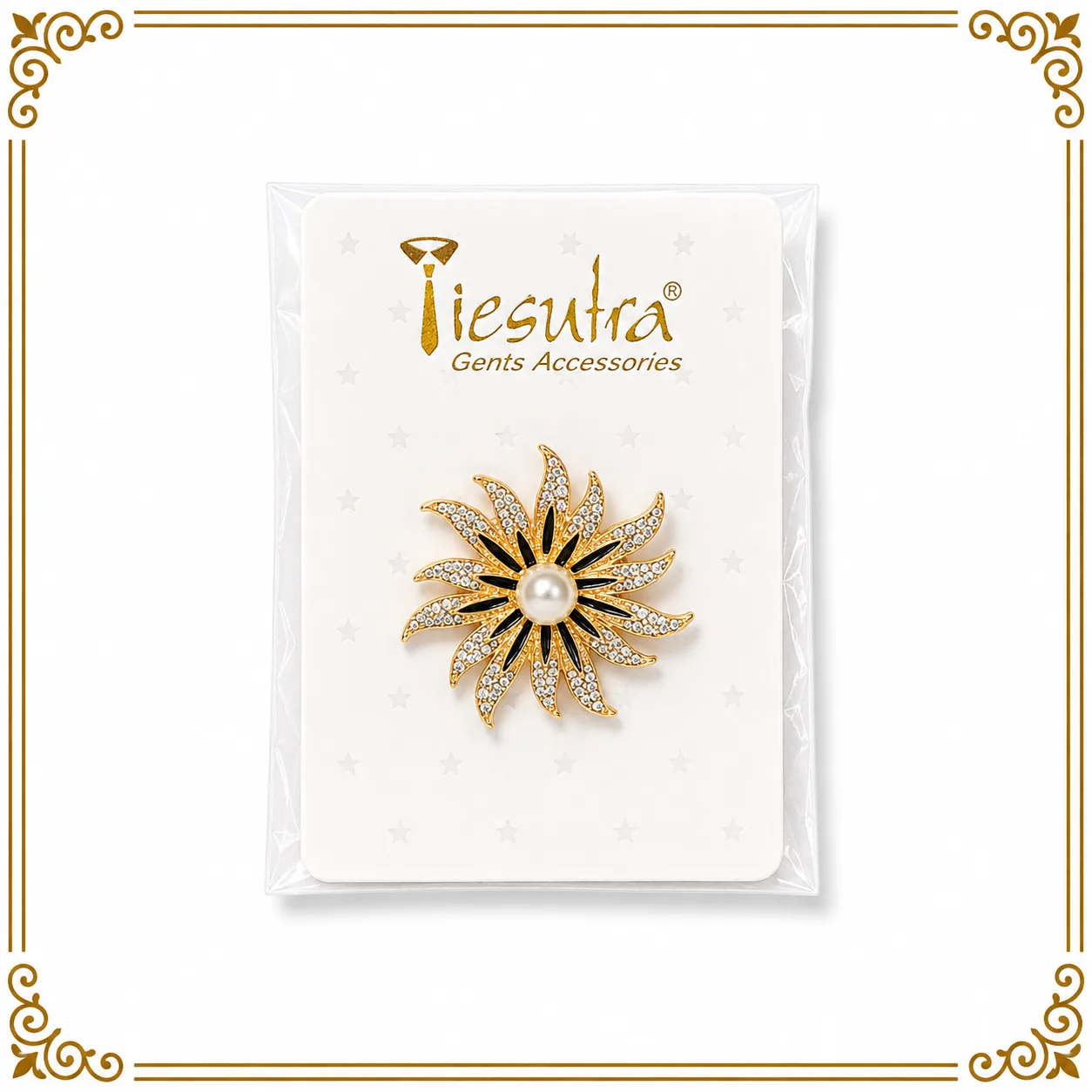 DESIGNER BROOCH FOR COAT, SHERWANI, SHIRT & WEDDING WEAR – DB12