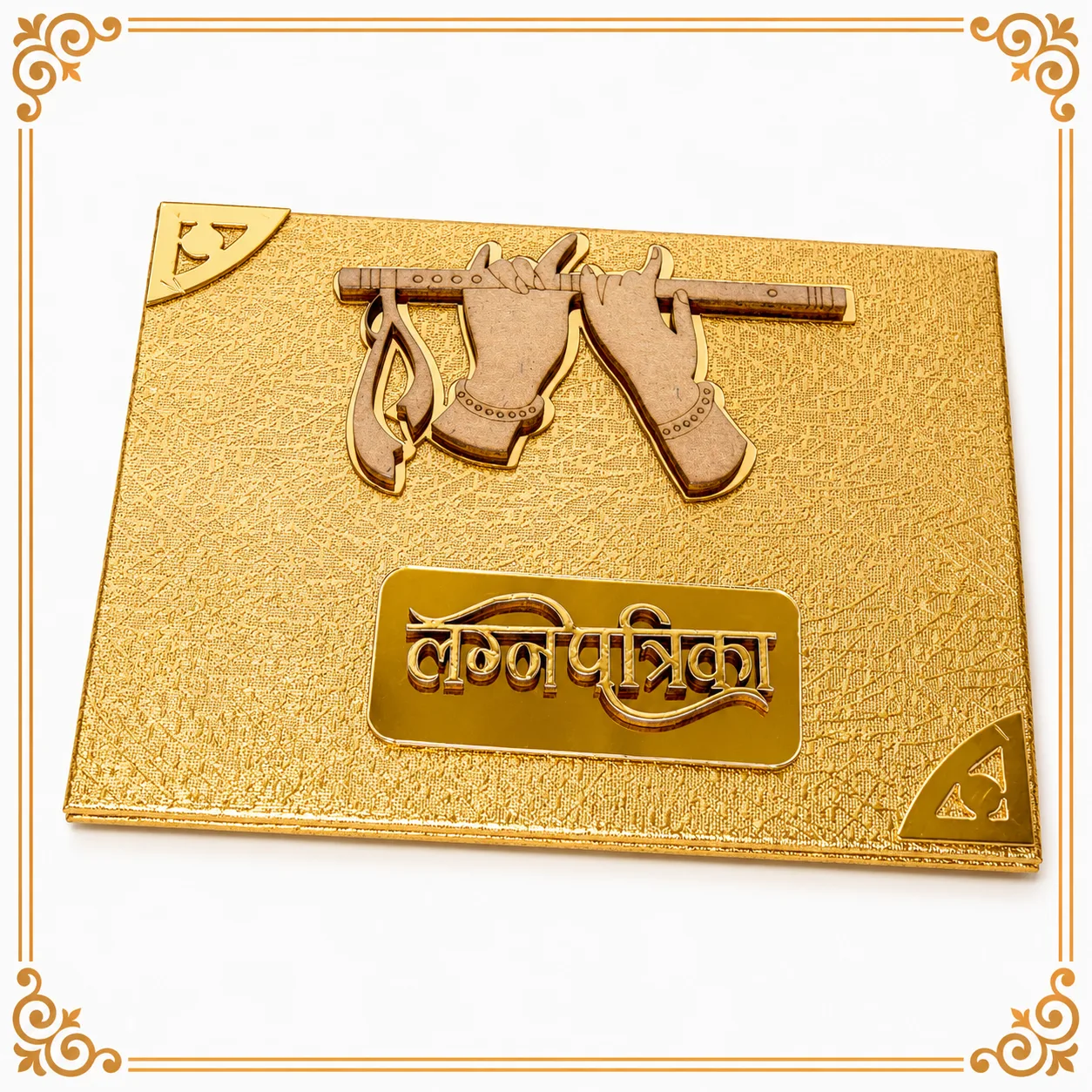 DECORATIVE LAGAN PATRIKA WEDDING INVITATION CARD – WIC08