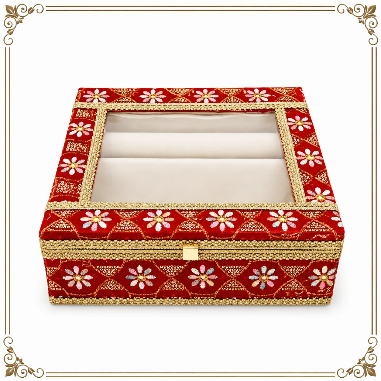 PREMIUM BANGLE ORGANISER BOX FOR WEDDING & JEWELLERY STORAGE BOB02