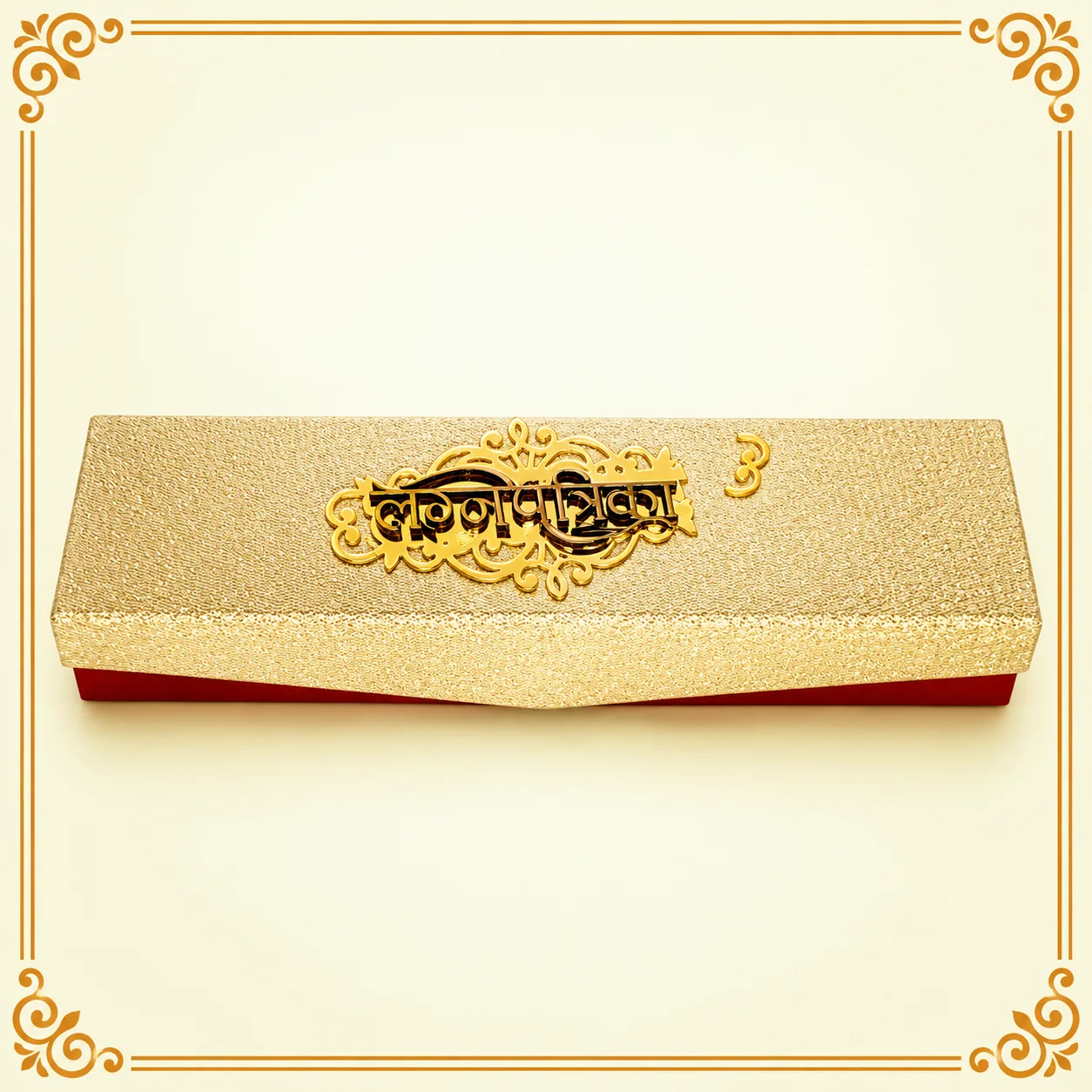 DECORATIVE LAGAN PATRIKA WEDDING INVITATION CARD – WIC20