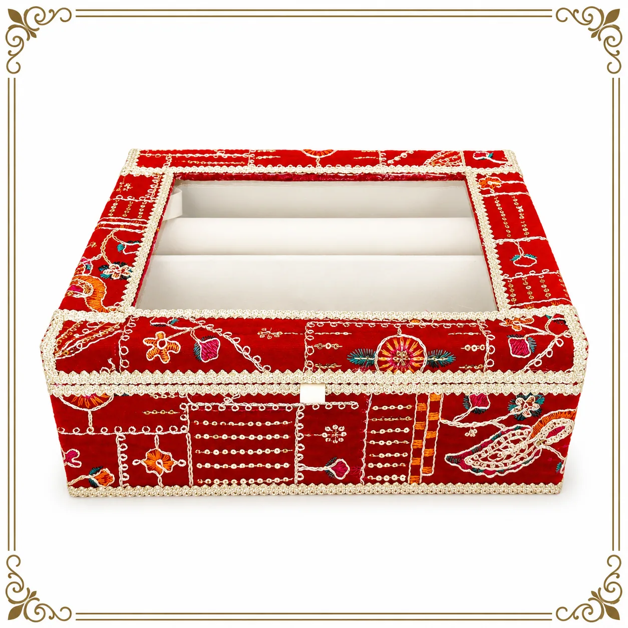 PREMIUM BANGLE ORGANISER BOX FOR WEDDING & JEWELLERY STORAGE BOB08