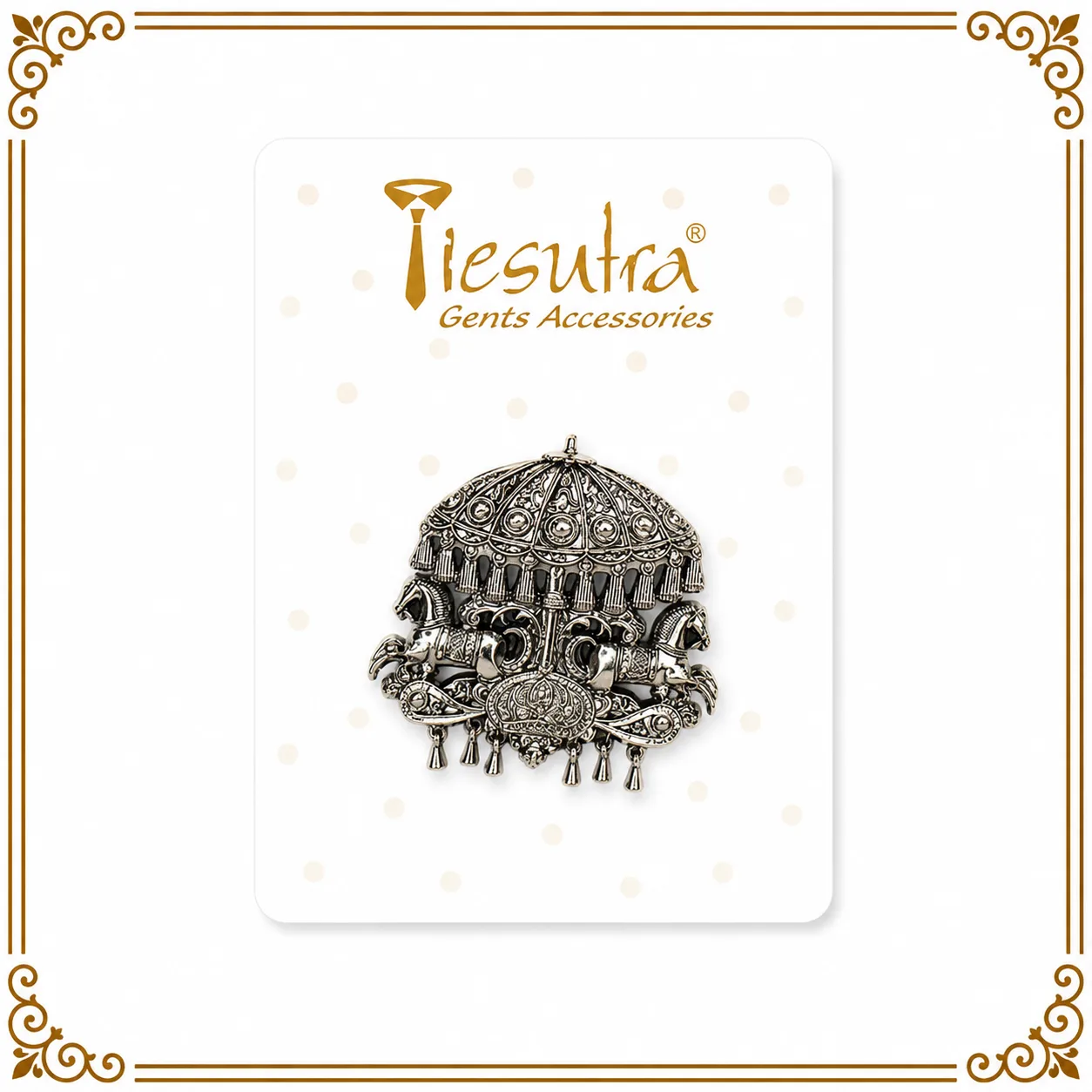 DESIGNER BROOCH FOR COAT, SHERWANI, SHIRT & WEDDING WEAR – DB17
