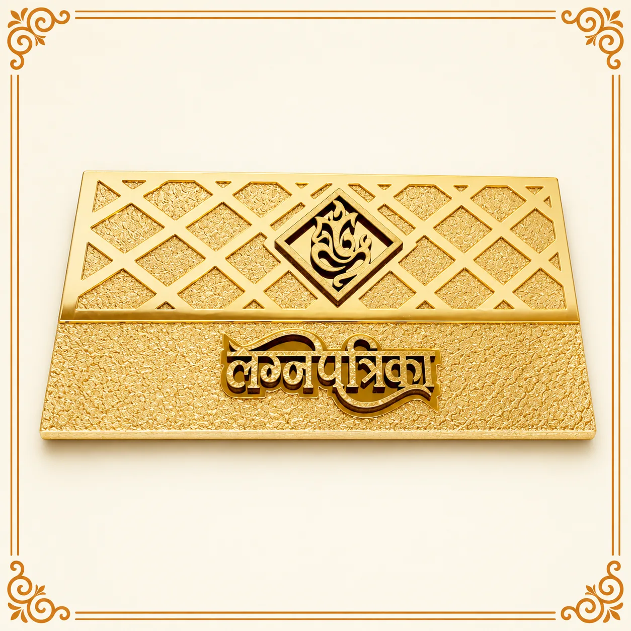 DECORATIVE LAGAN PATRIKA WEDDING INVITATION CARD – WIC18