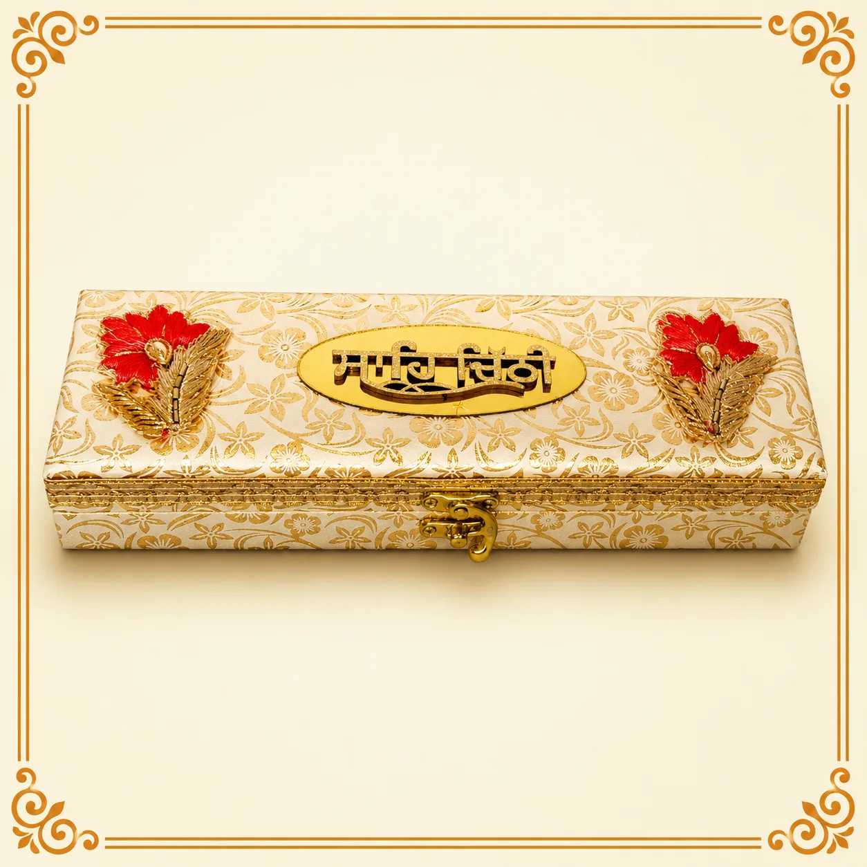 DECORATIVE LAGAN PATRIKA WEDDING INVITATION CARD – WIC21