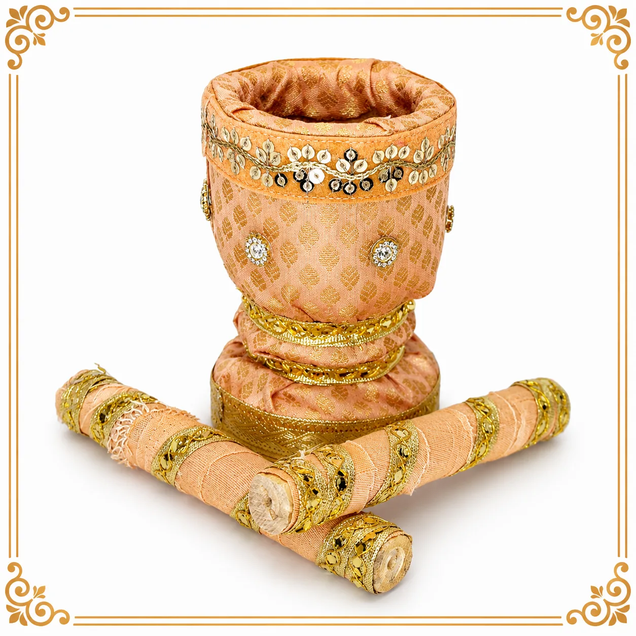 DECORATIVE UKHAL / MUSAL FOR WEDDING, HALDI & POOJA CEREMONY – UKM02