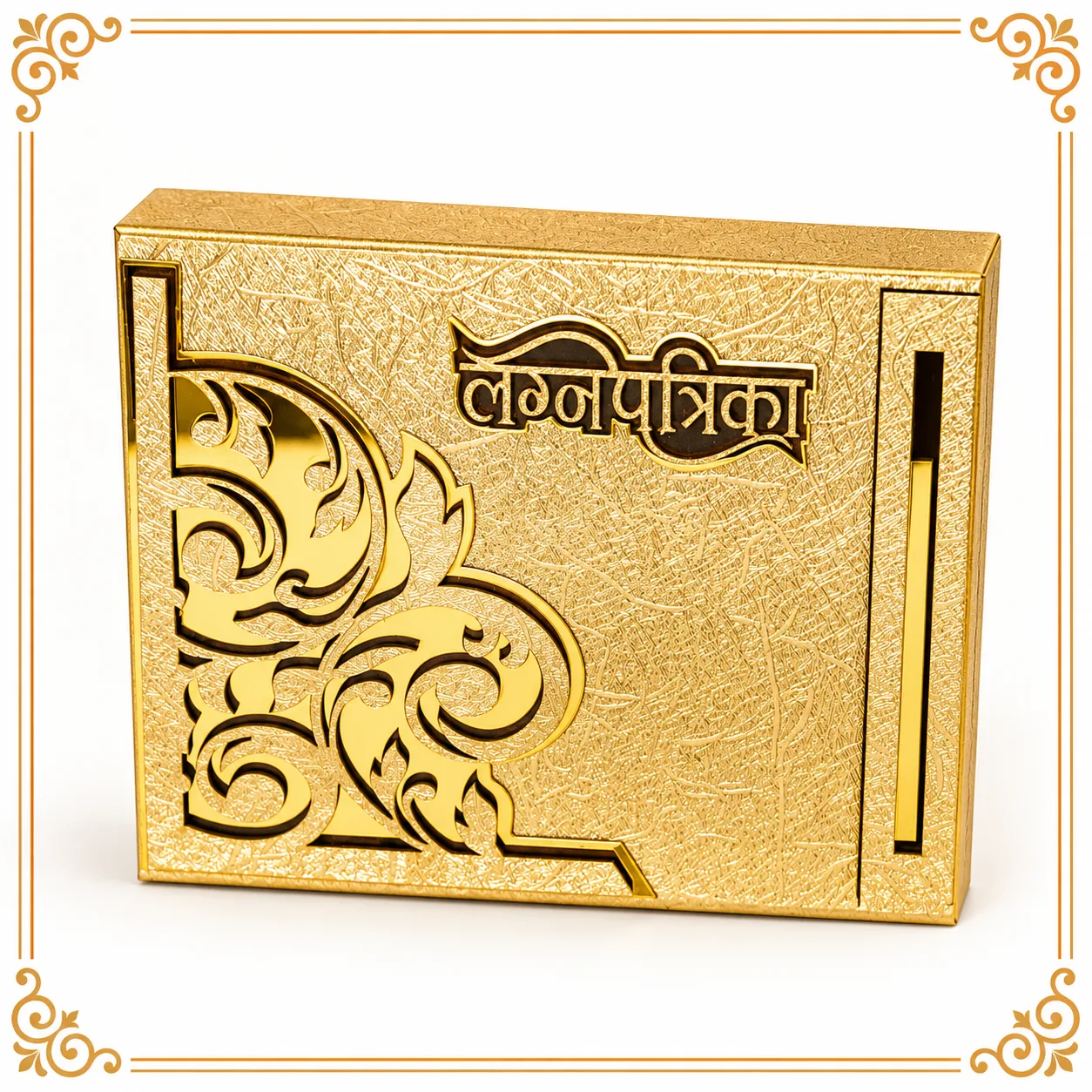 DECORATIVE LAGAN PATRIKA WEDDING INVITATION CARD – WIC01