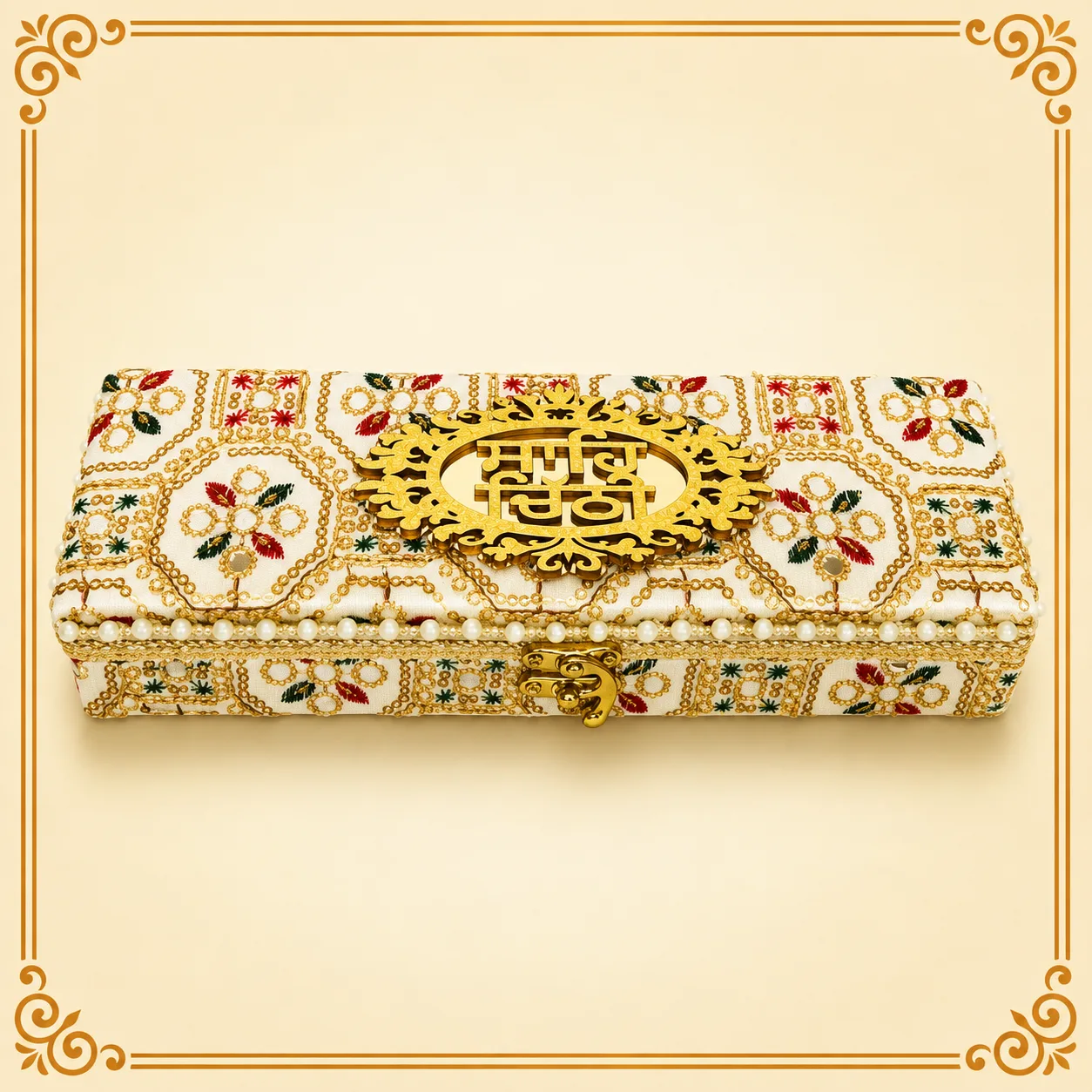 DECORATIVE LAGAN PATRIKA WEDDING INVITATION CARD – WIC26