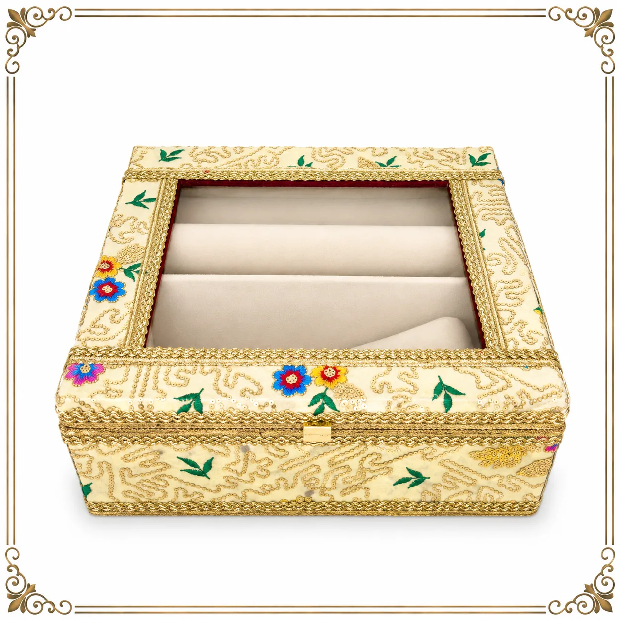 PREMIUM BANGLE ORGANISER BOX FOR WEDDING & JEWELLERY STORAGE BOB03
