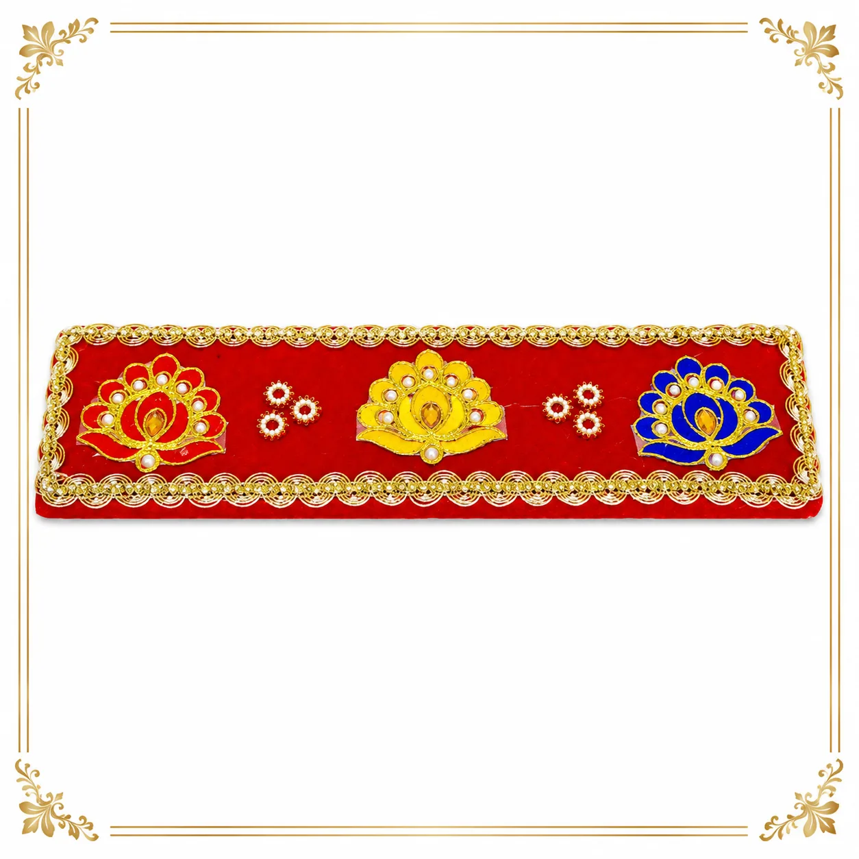 DECORATIVE PAIR/LEG FATI CHOWKI – DFC03