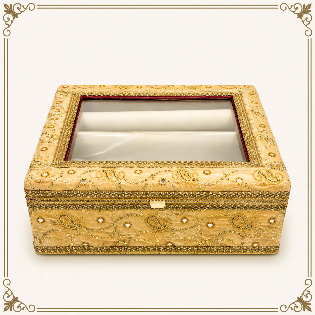 PREMIUM BANGLE ORGANISER BOX FOR WEDDING & JEWELLERY STORAGE BOB06
