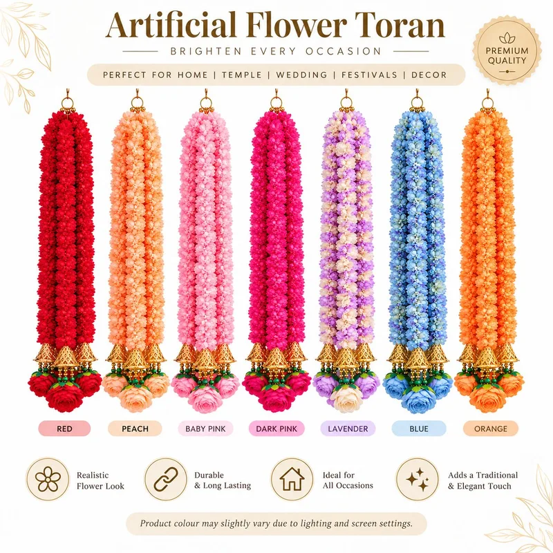 Artificial Flower Mala for decoration afm01