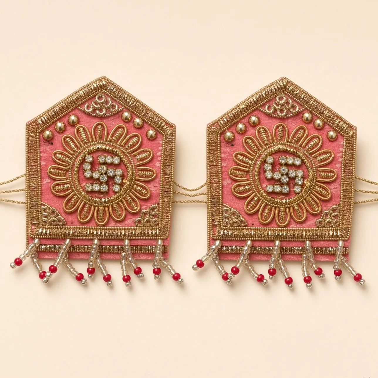 Maur Mukut Mauri Sehra Set of 2 for Bride Groom Wedding Ceremony Accessory