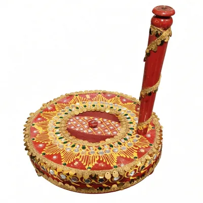 Decorative Chakki for Wedding Shagun & Traditional Indian Marriage Ceremonies thumbnail 4