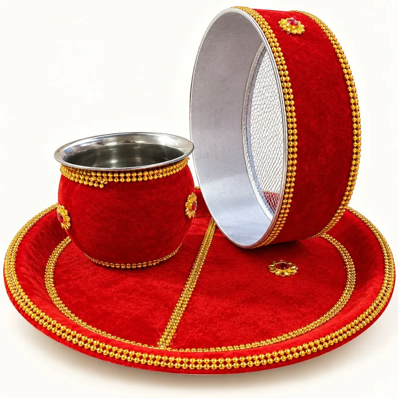karwa thali set for karwa chauth
