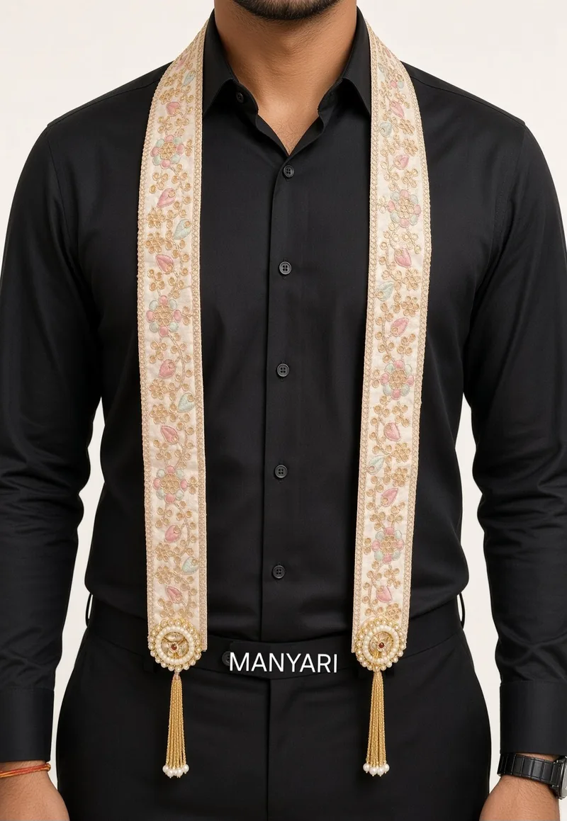Swagat Patka for Welcome Guests Traditional Indian Welcome Scarf for Wedding or Club Events or Inauguration or Religious Functions