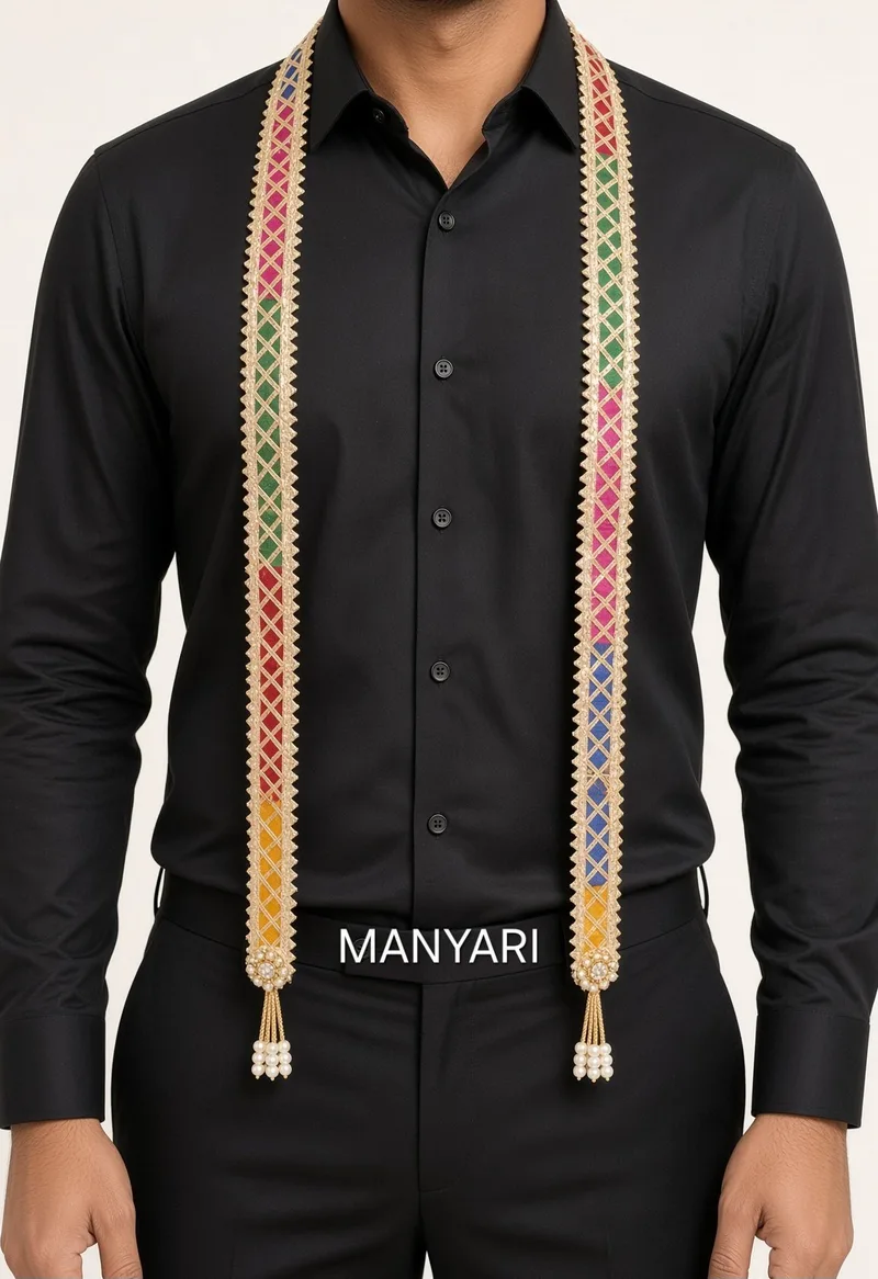 Swagat Patka for Welcome Guests Traditional Indian Welcome Scarf for Wedding or Club Events or Inauguration or Religious Functions
